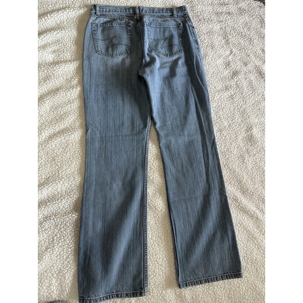 Women’s VTG Zena Button Fly‎ straight Barrel Leg Denim Jeans Sz 8 Y2K - Picture 6 of 6